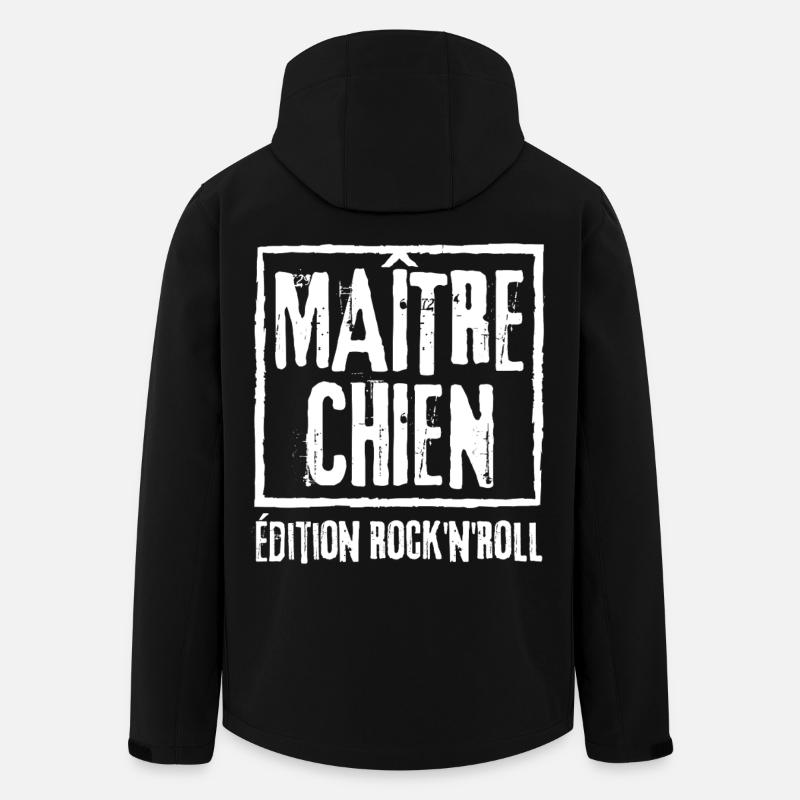 Master Dog Rock Edition - Men’s Recycled Softshell Jacket by Stanley/Stella - black