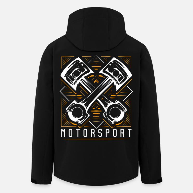 Sport automobile - Tuning - Mécanique automobile - Veste softshell homme en polyester recyclé Stanley/Stella - noir