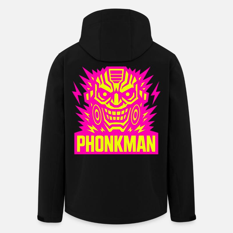 Phonkman! - Recycelte Männer Softshell-Jacke von Stanley/Stella - Schwarz