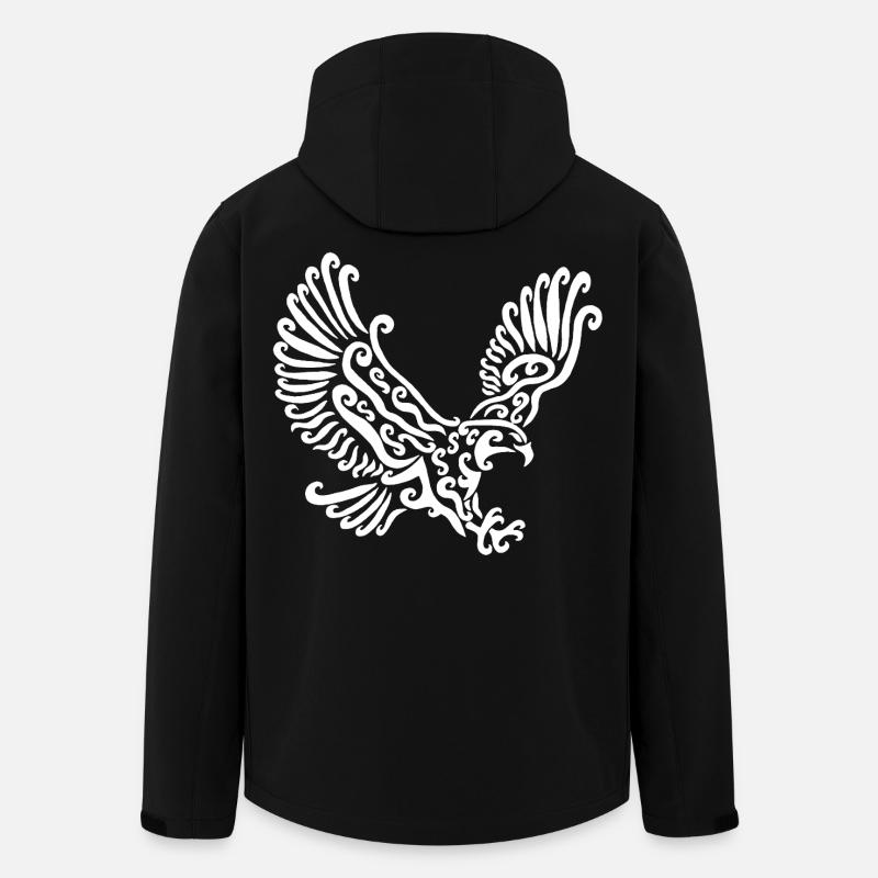 White Eagle - Men’s Recycled Softshell Jacket by Stanley/Stella - black