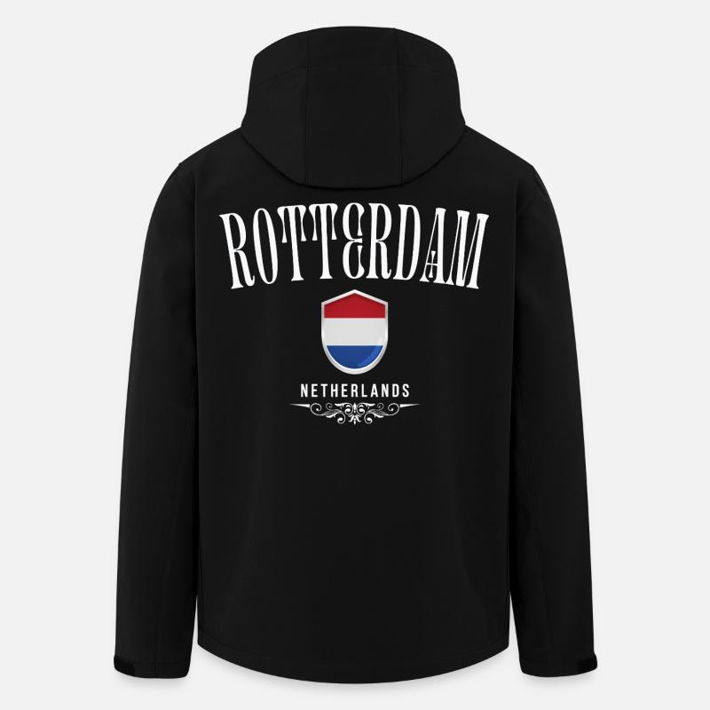 Amo Rotterdam, Rotterdam The Netherlands - Men’s Recycled Softshell Jacket by Stanley/Stella - black