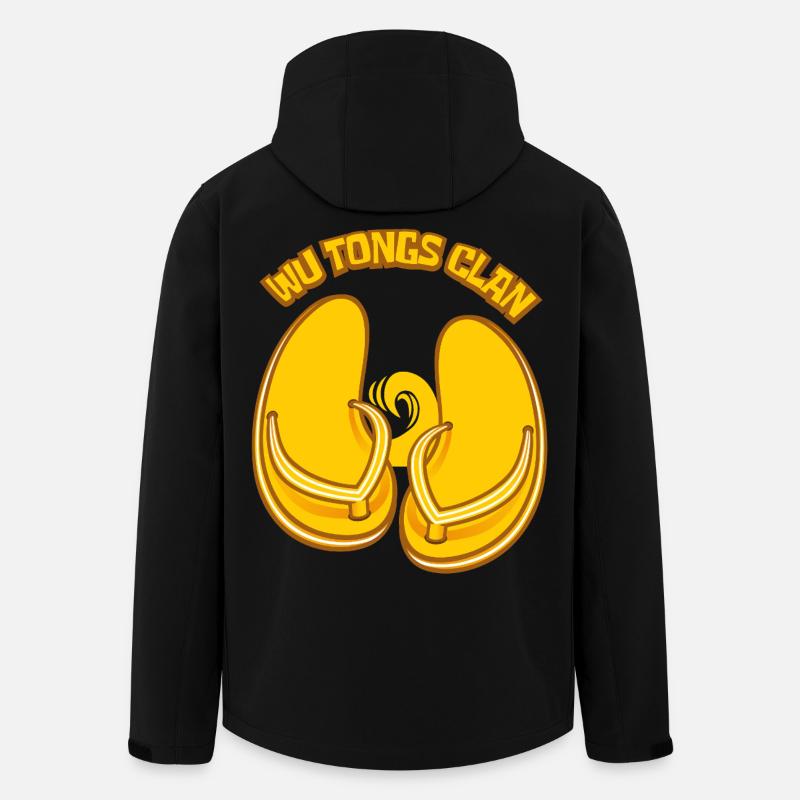 Wu-Zangen-Clan - Recycelte Männer Softshell-Jacke von Stanley/Stella - Schwarz