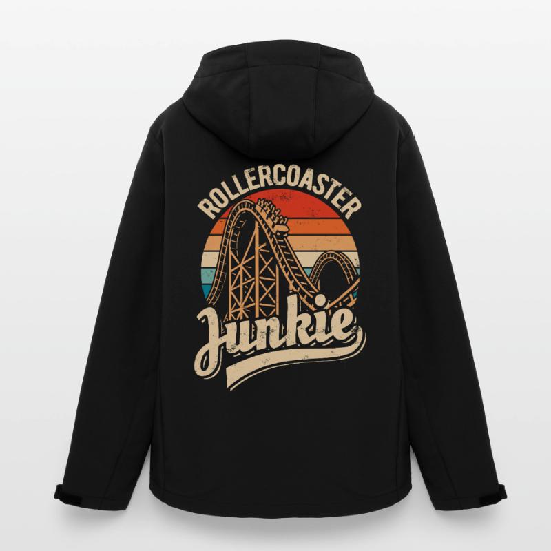 Rollercoaster Junkie - Roller Coaster - Loop Men’s Recycled Softshell Jacket by Stanley/Stella