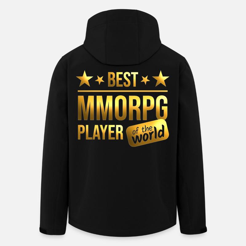 MMORPG - Recycelte Männer Softshell-Jacke von Stanley/Stella - Schwarz