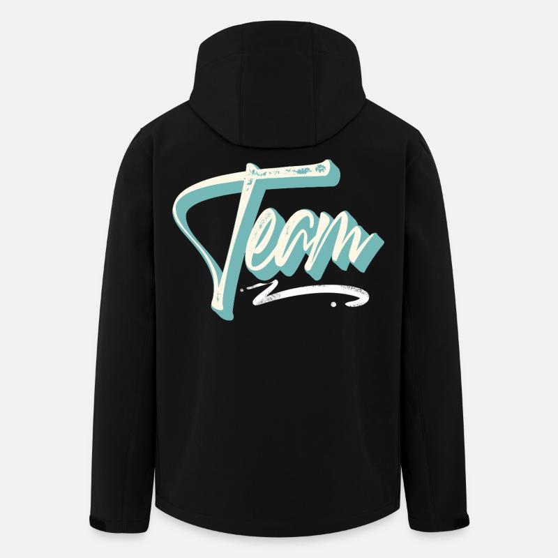 Équipe - Veste softshell homme en polyester recyclé Stanley/Stella - noir