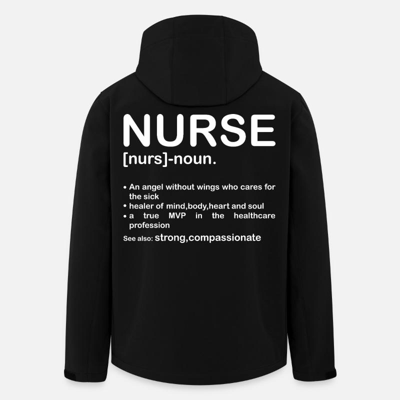 Krankenschwester - Recycelte Männer Softshell-Jacke von Stanley/Stella - Schwarz