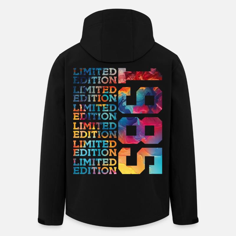 LIMITED EDITION 1985 41 JAHRE 41. GEBURTSTAG - Recycelte Männer Softshell-Jacke von Stanley/Stella - Schwarz