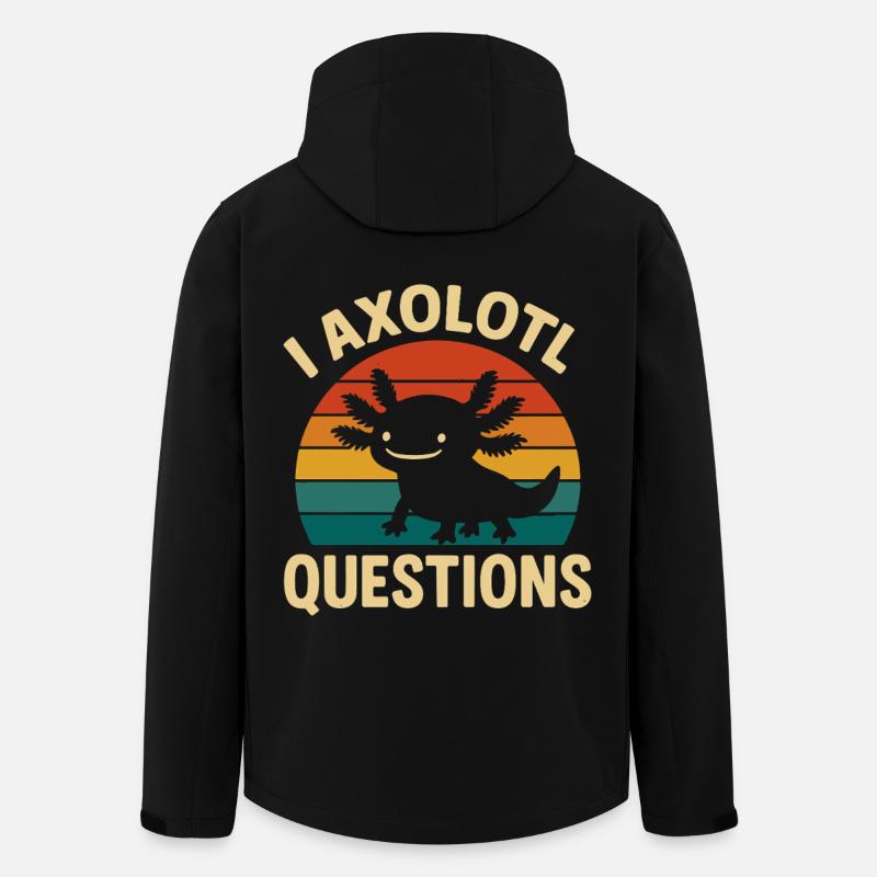 Axolotl - Recycelte Männer Softshell-Jacke von Stanley/Stella - Schwarz