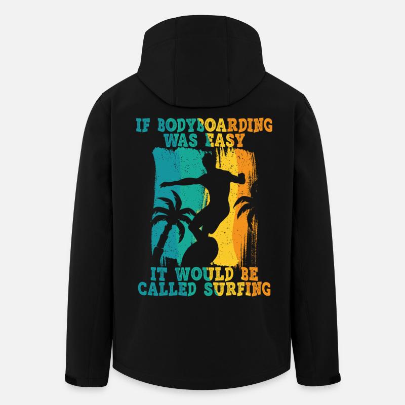 Bodyboarding Bodyboarder - Recycelte Männer Softshell-Jacke von Stanley/Stella - Schwarz