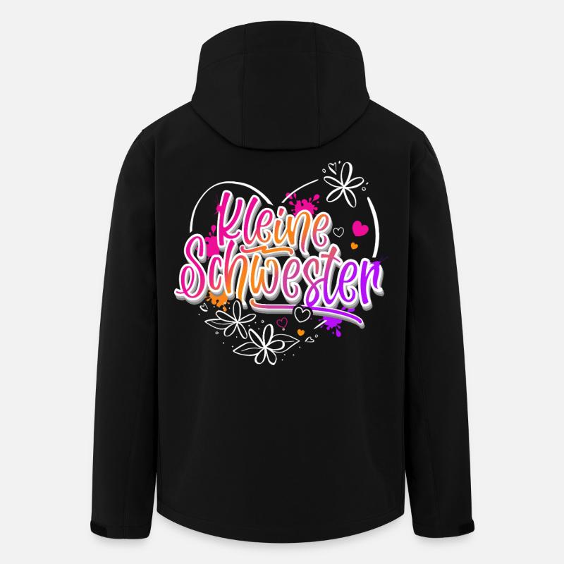 Kleine Schwester - Recycelte Männer Softshell-Jacke von Stanley/Stella - Schwarz