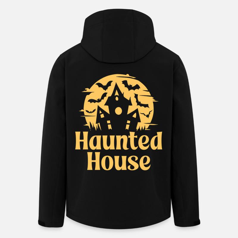 Spukhaus - Recycelte Männer Softshell-Jacke von Stanley/Stella - Schwarz