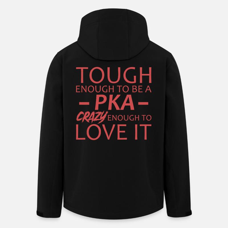 PKA Crazy Apotheke - Recycelte Männer Softshell-Jacke von Stanley/Stella - Schwarz