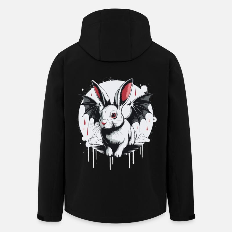 Mystic Rabbit Dragon Mix - Men’s Recycled Softshell Jacket by Stanley/Stella - black
