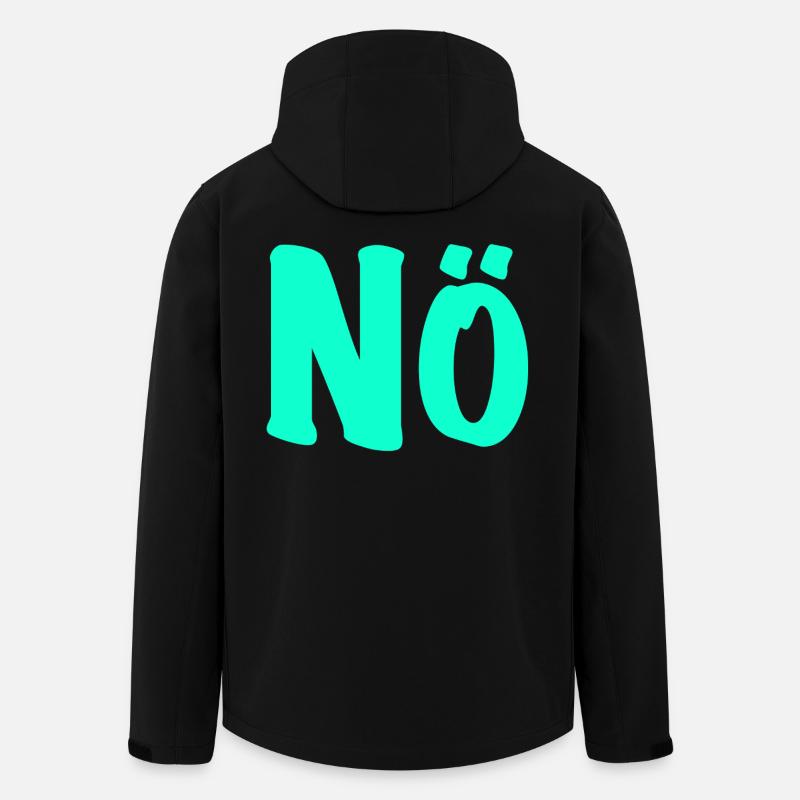 Lower Austria - no desire - anti - against - Men’s Recycled Softshell Jacket by Stanley/Stella - black