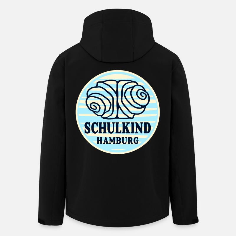 SCHULANFANG HAMBURG FRANZBRÖTCHEN - Recycelte Männer Softshell-Jacke von Stanley/Stella - Schwarz