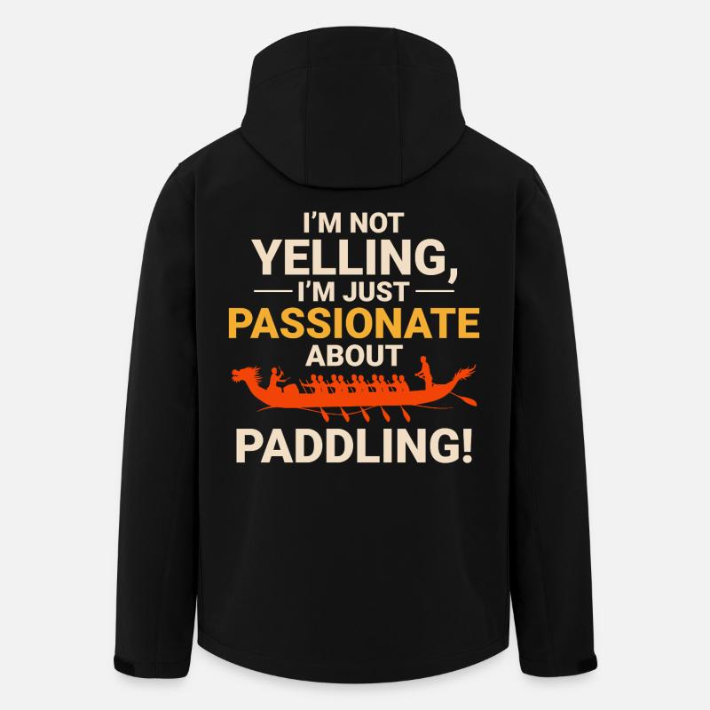 Drachenboot-Rennmannschaft - Recycelte Männer Softshell-Jacke von Stanley/Stella - Schwarz