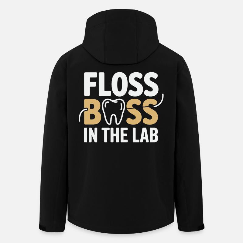 Dental Technician Precision   - Men’s Recycled Softshell Jacket by Stanley/Stella - black