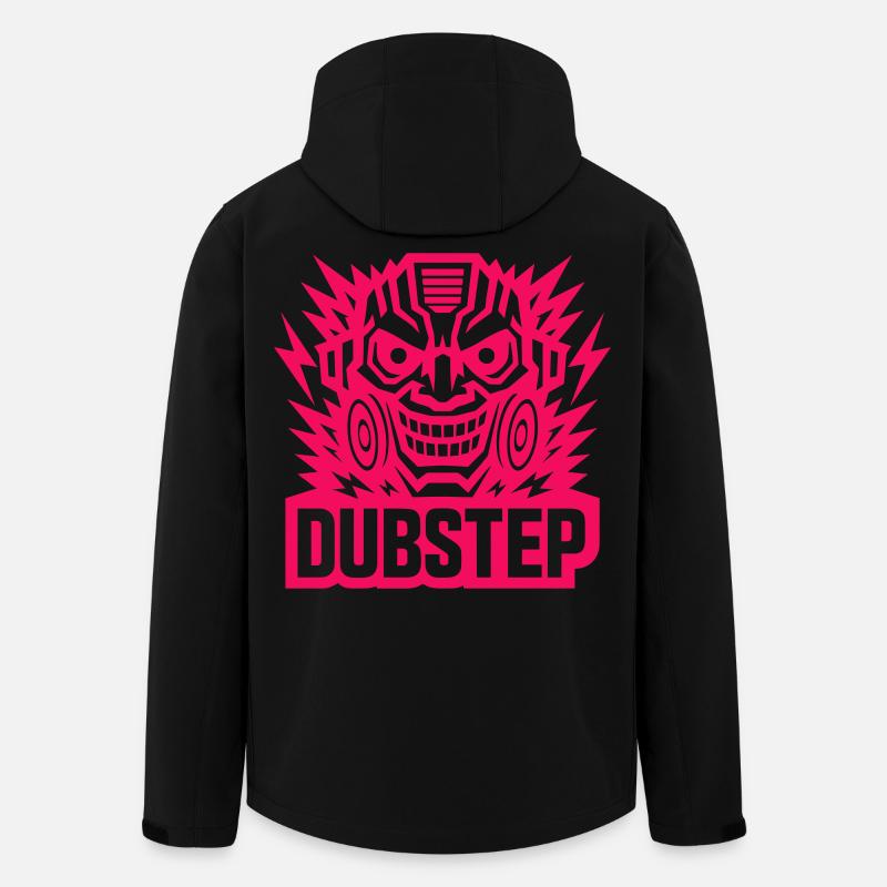 Masque de puissance Dubstep - Veste softshell homme en polyester recyclé Stanley/Stella - noir