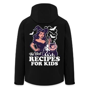 Les meilleures recettes pour les enfants - Veste softshell homme en polyester recyclé Stanley/Stella - noir - Dos - AI Model Male 185 light (185cm)