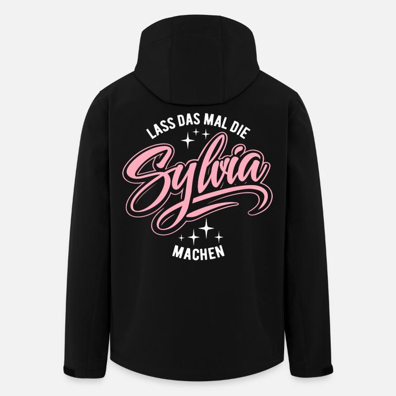 Let Sylvia do that - name day - Men’s Recycled Softshell Jacket by Stanley/Stella - black