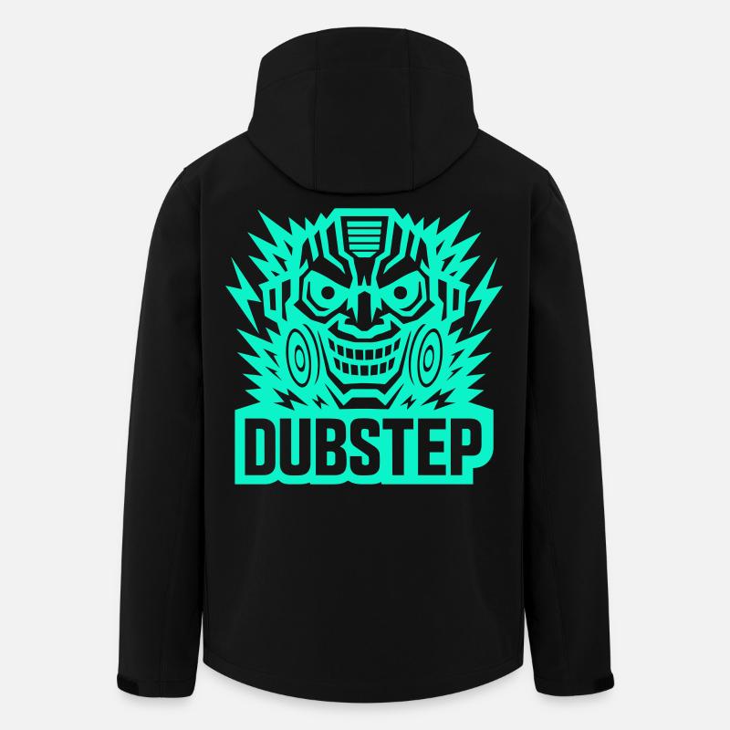 Dubstep Power - Recycelte Männer Softshell-Jacke von Stanley/Stella - Schwarz