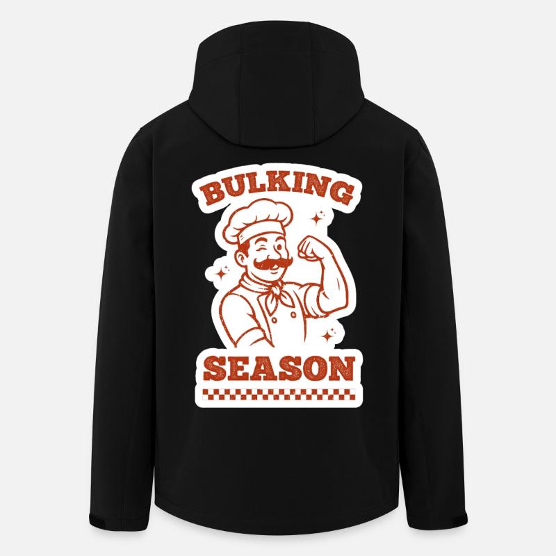 Bulking Season - Recycelte Männer Softshell-Jacke von Stanley/Stella - Schwarz