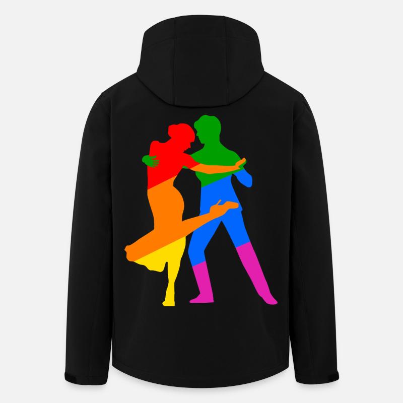 Gay Tango Argentino - Recycelte Männer Softshell-Jacke von Stanley/Stella - Schwarz