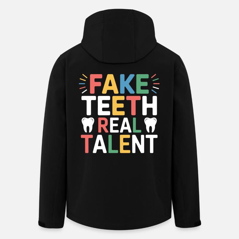 Technicien de pont dentaire Art - Veste softshell homme en polyester recyclé Stanley/Stella - noir
