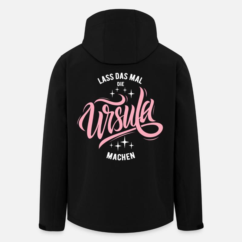 Let Ursula do that - name day - Men’s Recycled Softshell Jacket by Stanley/Stella - black