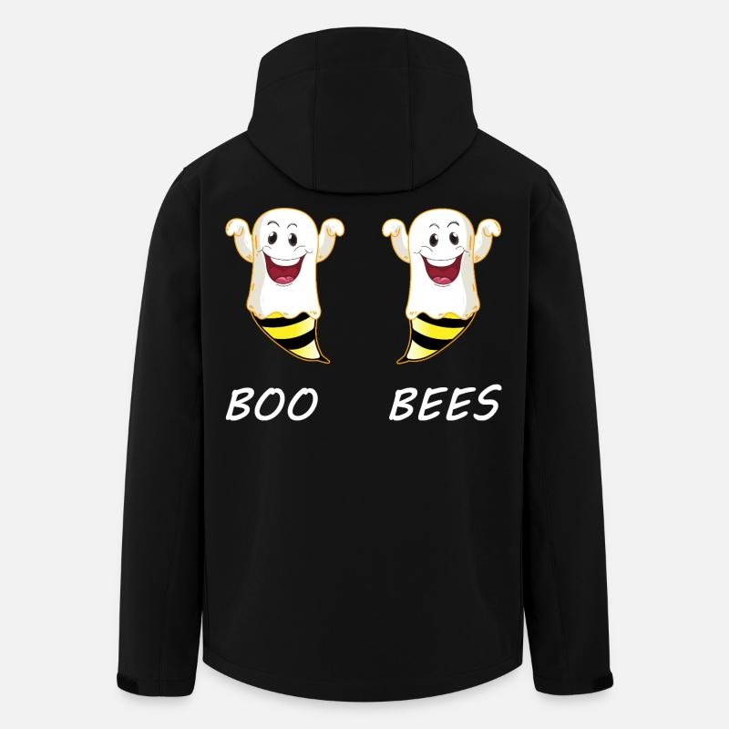 Boo Bees Halloween Couple - Veste softshell homme en polyester recyclé Stanley/Stella - noir