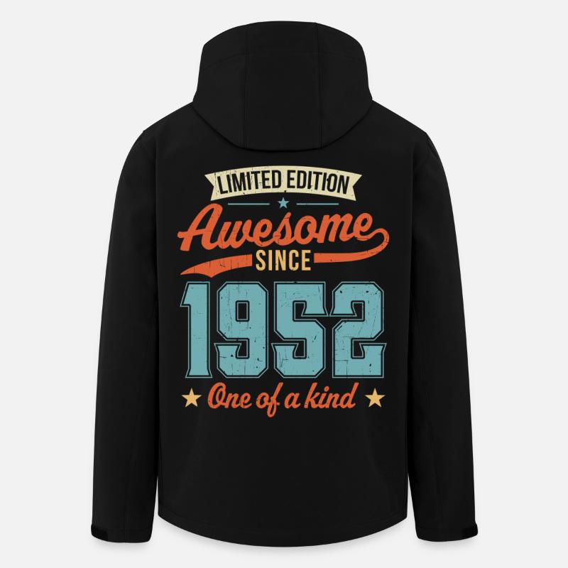Awesome Since 1952 - Men’s Recycled Softshell Jacket by Stanley/Stella - black