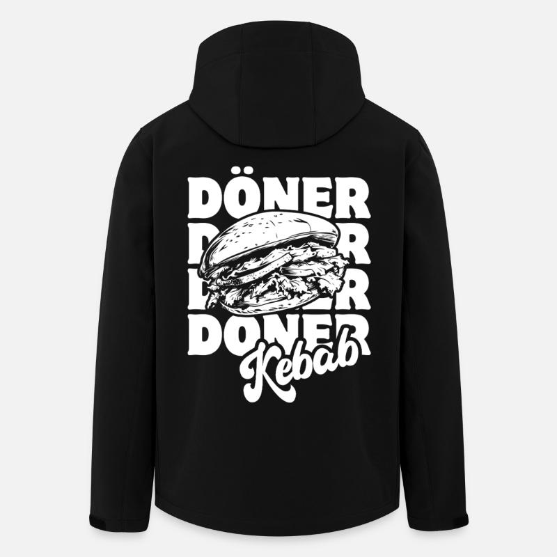 Döner Kebab - Fast Food - Spruch - Recycelte Männer Softshell-Jacke von Stanley/Stella - Schwarz