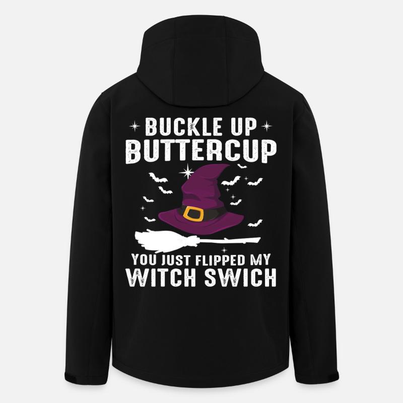 Hexenschalter Halloween - Recycelte Männer Softshell-Jacke von Stanley/Stella - Schwarz
