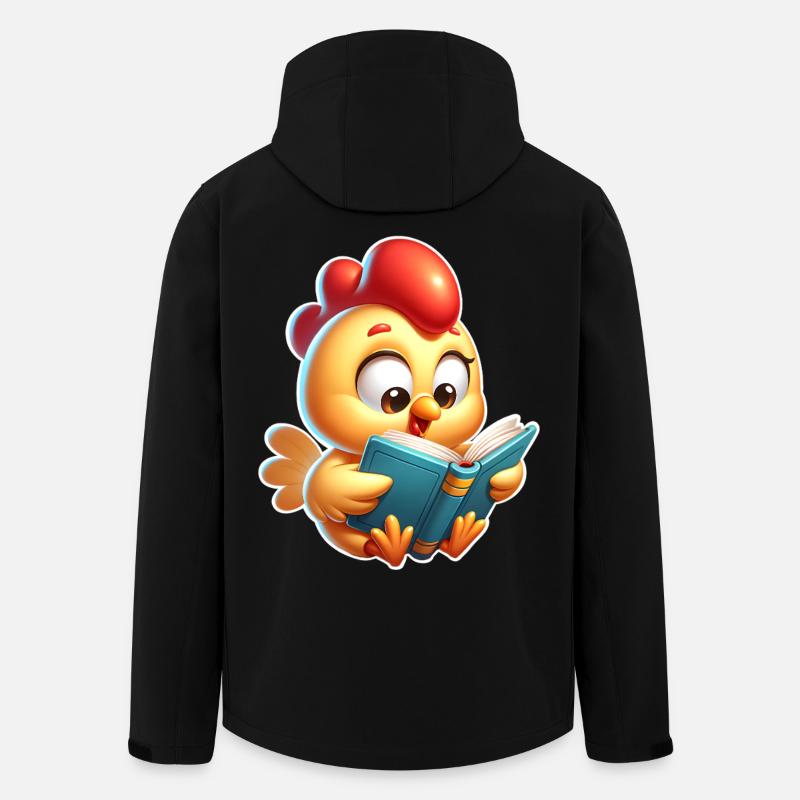 Lecture de poulet - Veste softshell homme en polyester recyclé Stanley/Stella - noir