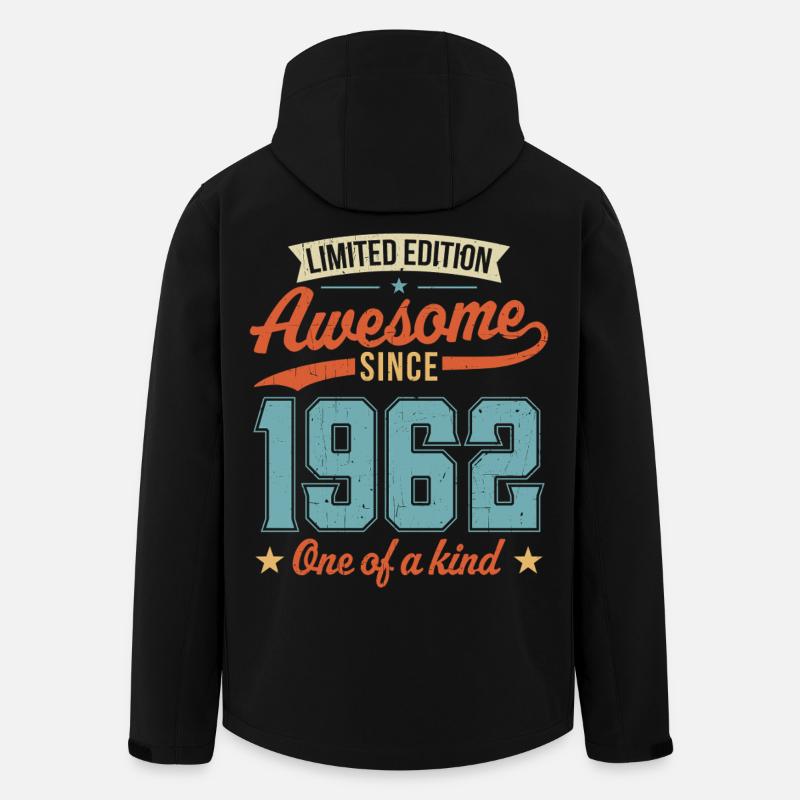 Awesome Since 1962 - Men’s Recycled Softshell Jacket by Stanley/Stella - black