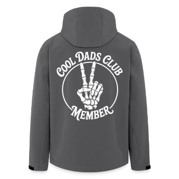 Cool Dads Club Skeleton Design - Veste softshell homme en polyester recyclé Stanley/Stella - noir - Dos - AI Model Male 185 light (185cm)