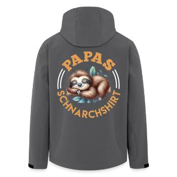 T-SHIRT ANTI-RONFLEMENT DE PAPA Drôle - Veste softshell homme en polyester recyclé Stanley/Stella - noir - Dos - AI Model Male 185 light (185cm)