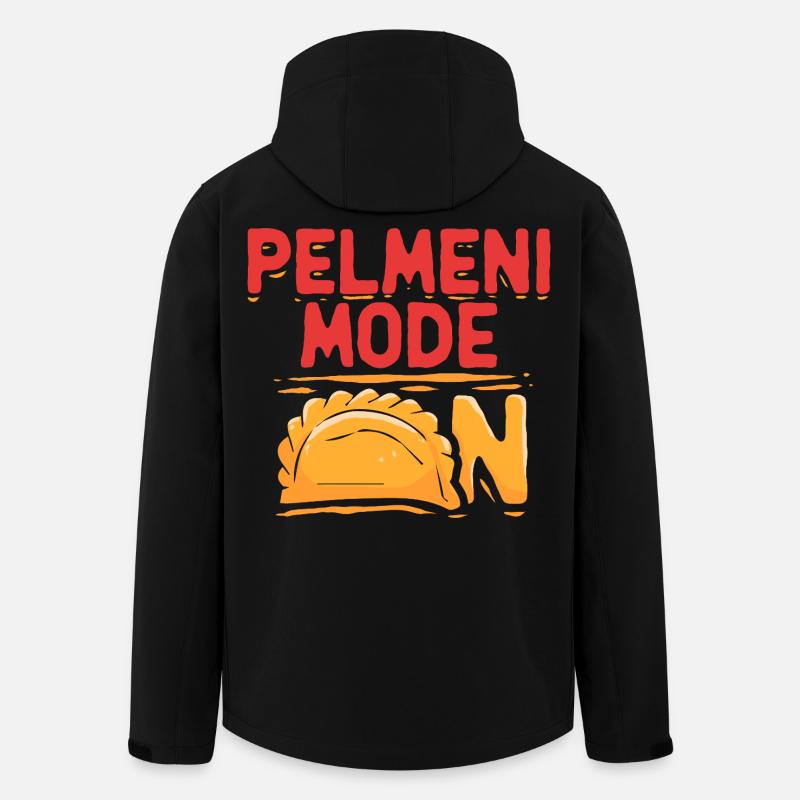 Pelmeni Mode On Pelmenis - Recycelte Männer Softshell-Jacke von Stanley/Stella - Schwarz