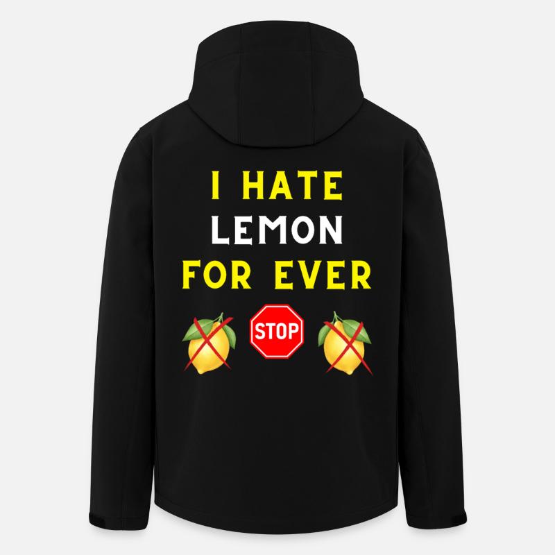 I HATE LEMON FOR EVER - Men’s Recycled Softshell Jacket by Stanley/Stella - black