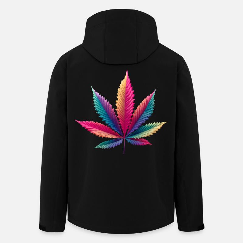 Feuille de chou - Veste softshell homme en polyester recyclé Stanley/Stella - noir