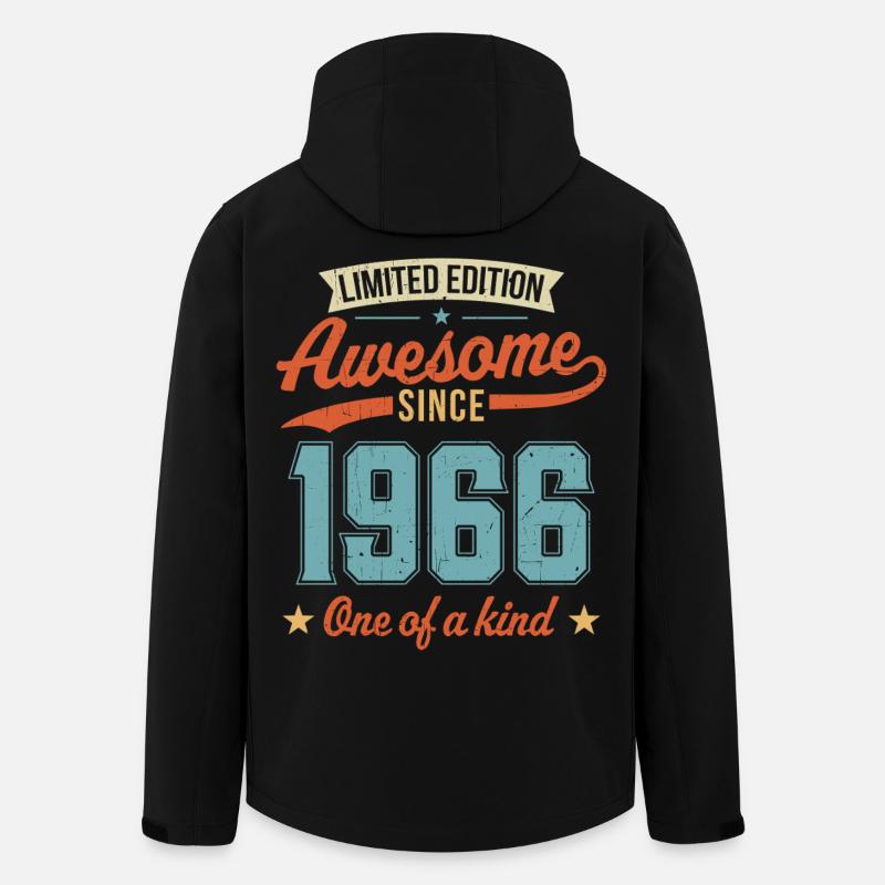 Awesome Since 1966 - Men’s Recycled Softshell Jacket by Stanley/Stella - black