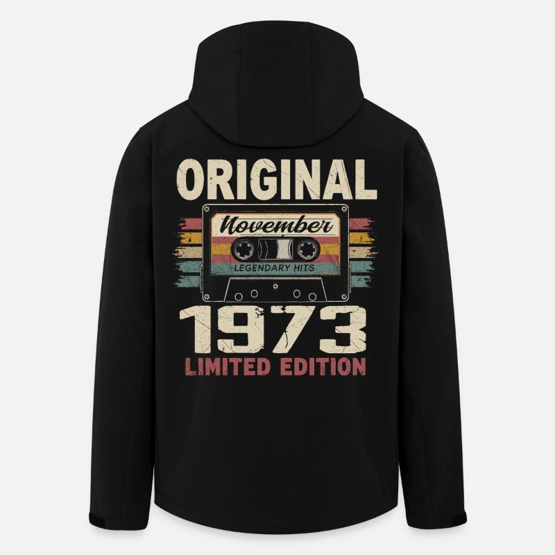 November 1973 Gift November 1973 - Men’s Recycled Softshell Jacket by Stanley/Stella - black