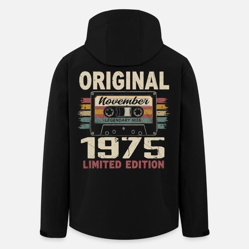 November 1975 Gift November 1975 - Men’s Recycled Softshell Jacket by Stanley/Stella - black