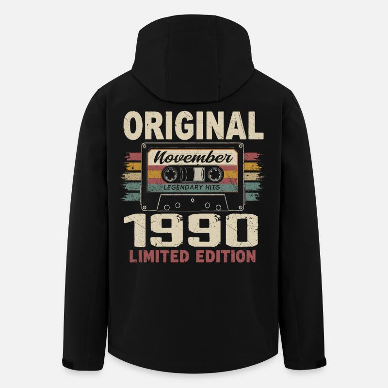 November 1990 Gift November 1990 - Men’s Recycled Softshell Jacket by Stanley/Stella - black