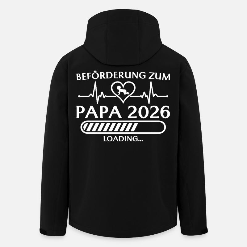 Promotion à papa 2026 invite - Veste softshell homme en polyester recyclé Stanley/Stella - noir