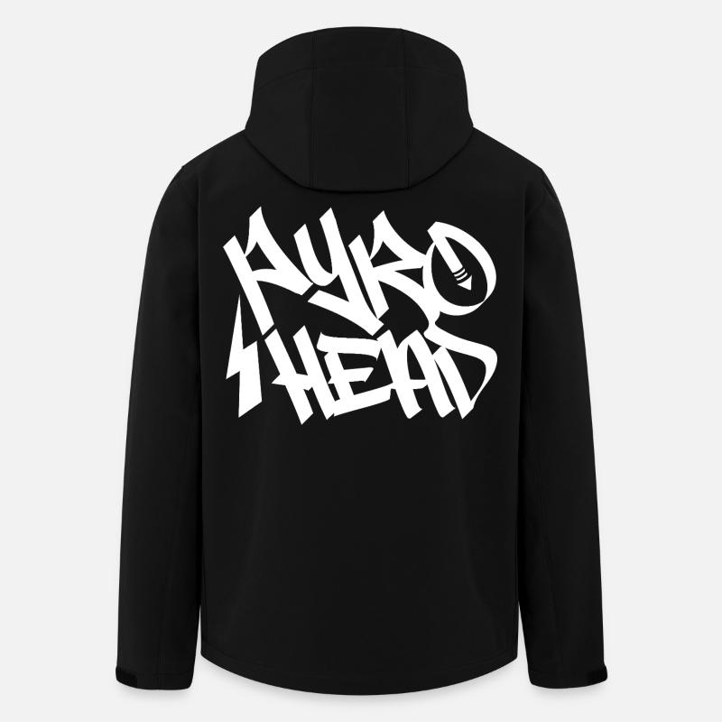 pyro vuurwerk feuerwerk - Recycelte Männer Softshell-Jacke von Stanley/Stella - Schwarz