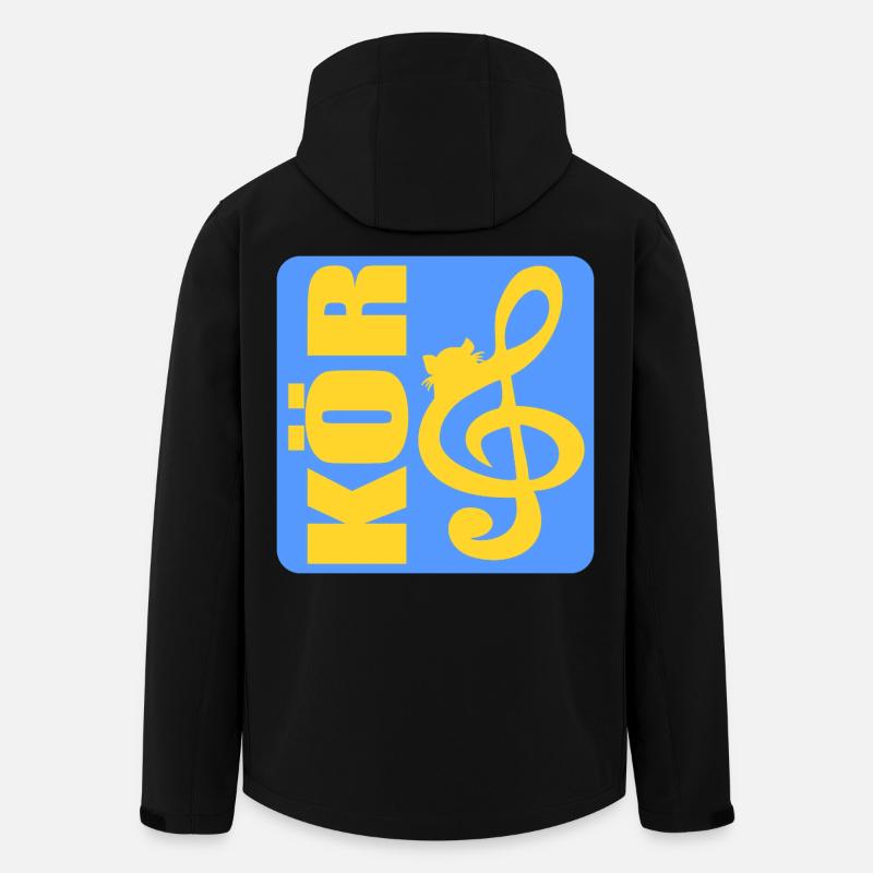 ANTRIEBSKATZE - Recycelte Männer Softshell-Jacke von Stanley/Stella - Schwarz