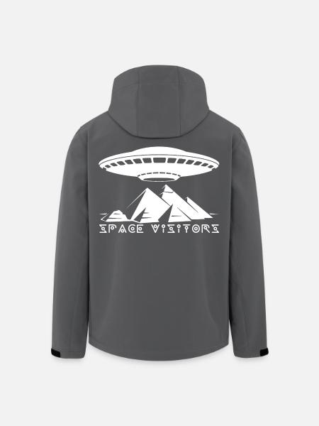 Les visiteurs et les pyramides blanches - Veste softshell homme en polyester recyclé Stanley/Stella - noir