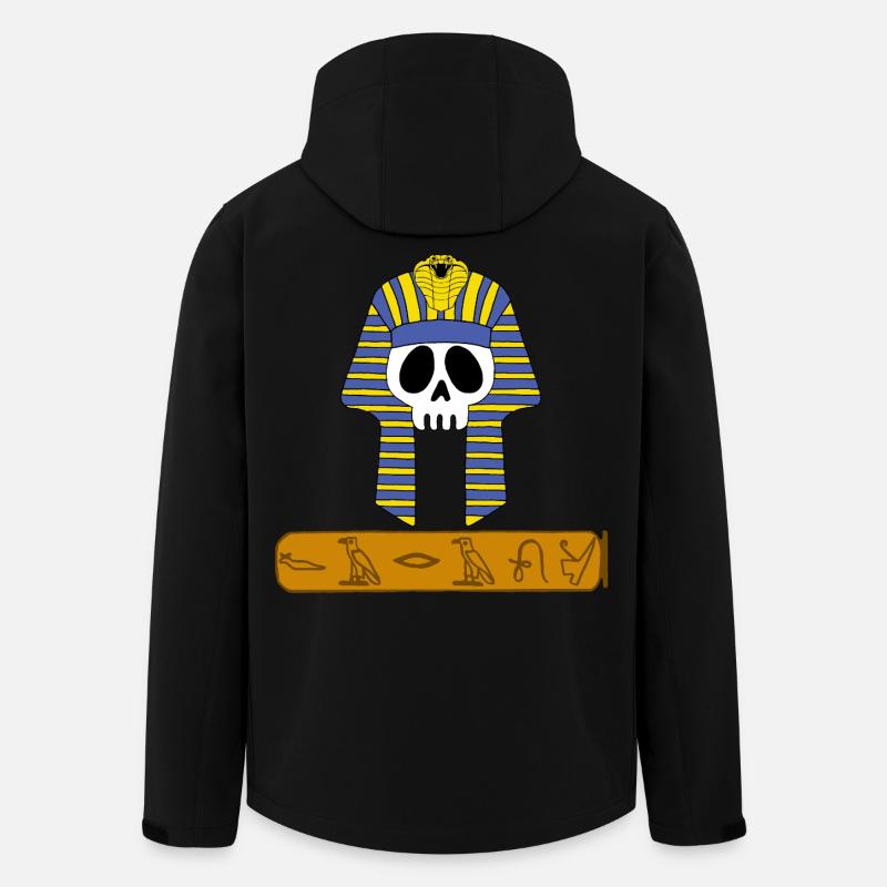 Schädel des Pharaos - Recycelte Männer Softshell-Jacke von Stanley/Stella - Schwarz
