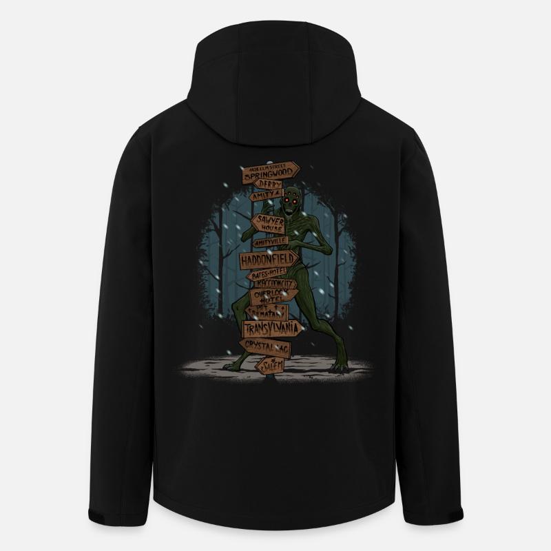 Böse Orte - Recycelte Männer Softshell-Jacke von Stanley/Stella - Schwarz